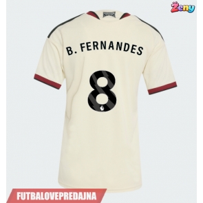 Lacne Ženy Futbalové dres Manchester United Bruno Fernandes #8 2026-27 Krátky Rukáv - Tretina